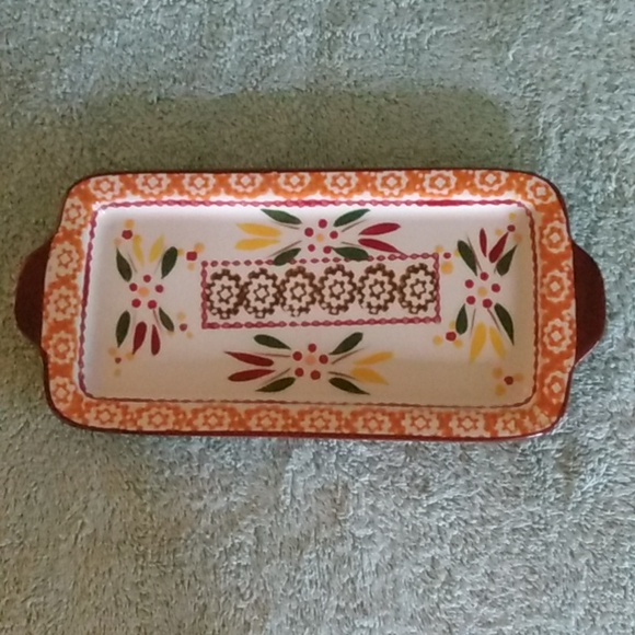 TEMP-TATIONS Ovenware 1 QT. Loaf Pan and bottom Tray - Picture 3 of 8